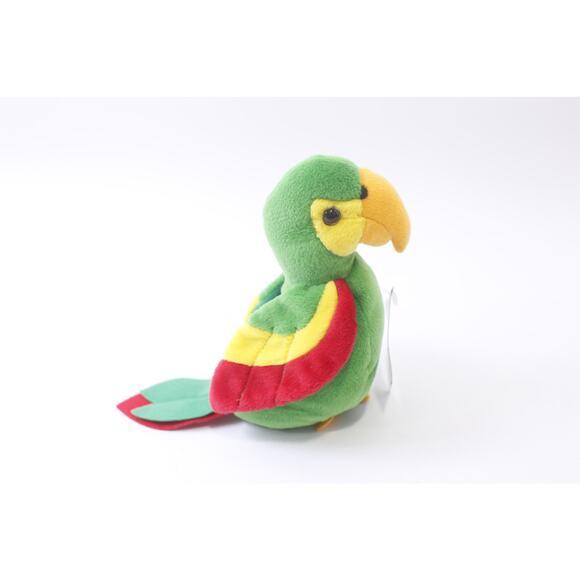 Beanie Boppers, Parrot, Small Plush, 24K, Vintage, Stuffed Animal ~ 250122-WH 86 - Picture 2 of 3